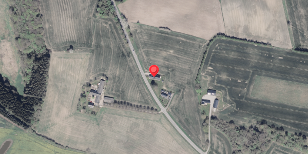 Oversvømmelsesrisiko fra vandløb på Oddervej 129, 8660 Skanderborg