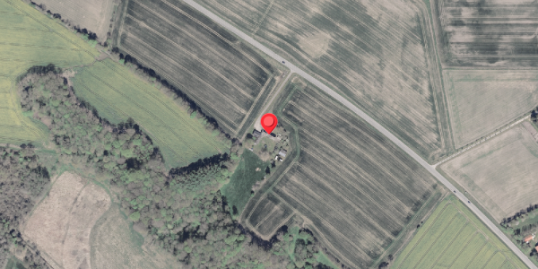 Oversvømmelsesrisiko fra vandløb på Oddervej 164, 8660 Skanderborg