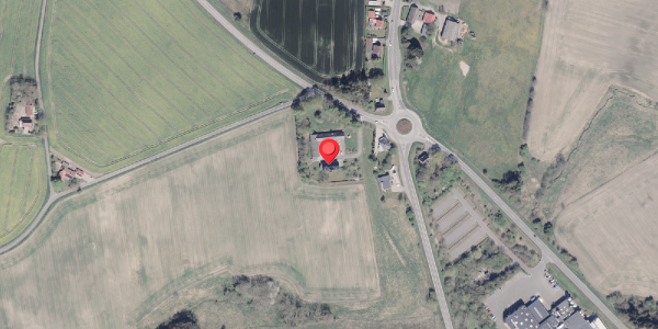 Oversvømmelsesrisiko fra vandløb på Oddervej 170, 8660 Skanderborg
