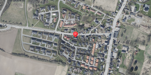 Oversvømmelsesrisiko fra vandløb på Risvej 13, 8660 Skanderborg