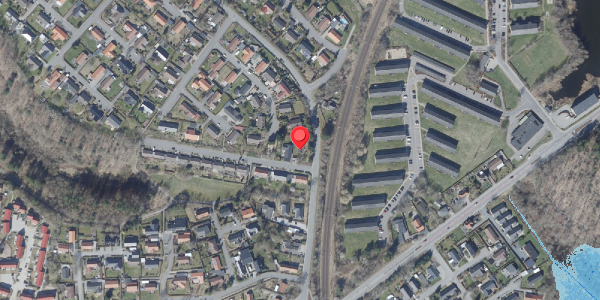 Oversvømmelsesrisiko fra vandløb på Slugten 2, 8660 Skanderborg