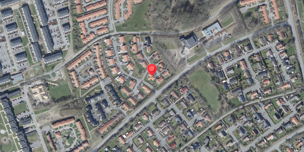 Oversvømmelsesrisiko fra vandløb på Thanesvej 2, 8660 Skanderborg