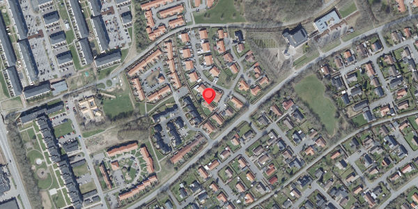 Oversvømmelsesrisiko fra vandløb på Thanesvej 7, 8660 Skanderborg