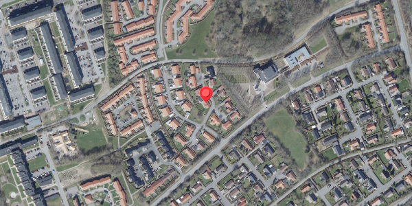 Oversvømmelsesrisiko fra vandløb på Thanesvej 22, 8660 Skanderborg
