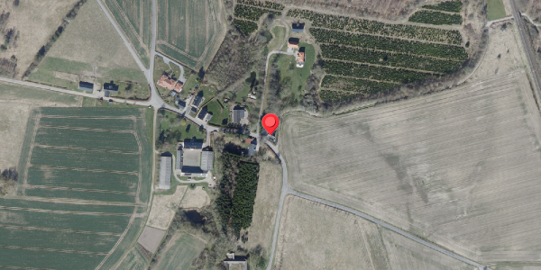 Oversvømmelsesrisiko fra vandløb på Ustrupvej 21, 8660 Skanderborg