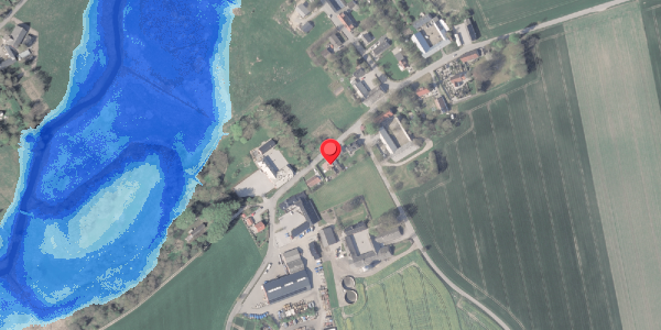 Oversvømmelsesrisiko fra vandløb på Limevej 3, 8963 Auning