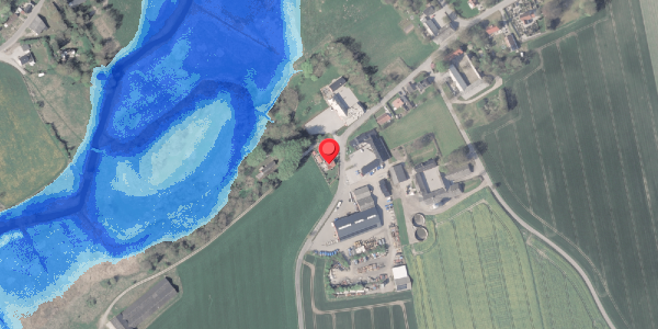 Oversvømmelsesrisiko fra vandløb på Limevej 14, . , 8963 Auning
