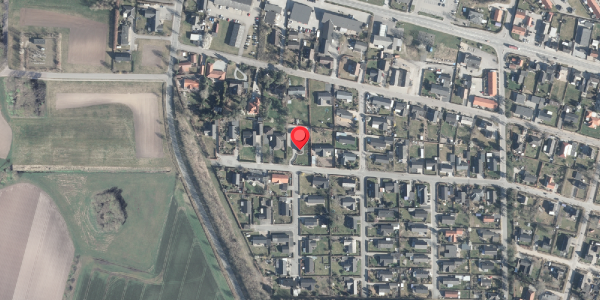 Oversvømmelsesrisiko fra vandløb på Linde Alle 38, . , 8963 Auning