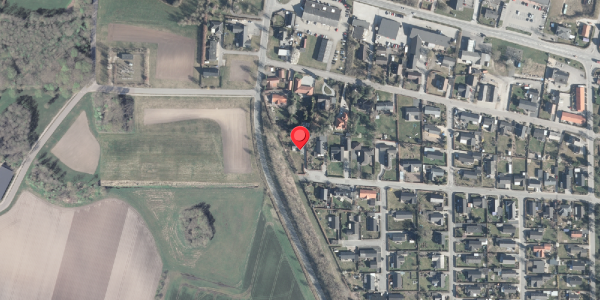 Oversvømmelsesrisiko fra vandløb på Linde Alle 46, . , 8963 Auning