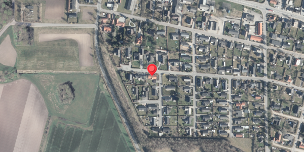 Oversvømmelsesrisiko fra vandløb på Linde Alle 59, . , 8963 Auning