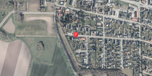 Oversvømmelsesrisiko fra vandløb på Linde Alle 61, . , 8963 Auning