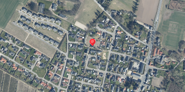Oversvømmelsesrisiko fra vandløb på Ahornvej 6, 8653 Them