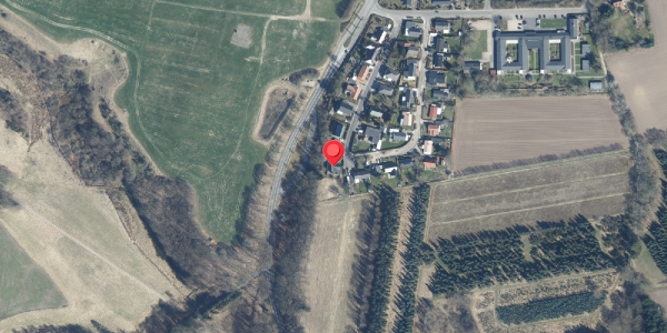 Oversvømmelsesrisiko fra vandløb på Birkevej 14, 8653 Them