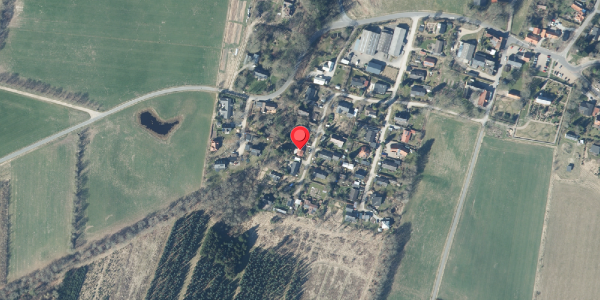 Oversvømmelsesrisiko fra vandløb på Hedevang 8, 8654 Bryrup