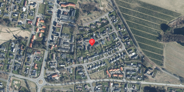 Oversvømmelsesrisiko fra vandløb på Præstemarken 28, 8653 Them