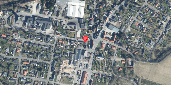 Oversvømmelsesrisiko fra vandløb på Rustrupvej 1, 8653 Them