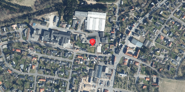 Oversvømmelsesrisiko fra vandløb på Rustrupvej 8, 8653 Them
