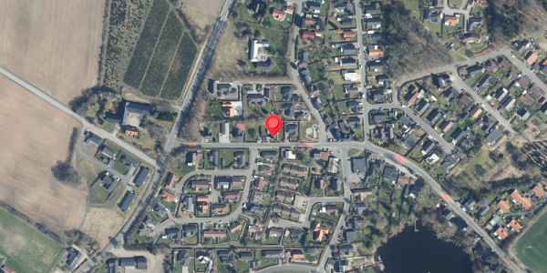 Oversvømmelsesrisiko fra vandløb på Rustrupvej 42, 8600 Silkeborg
