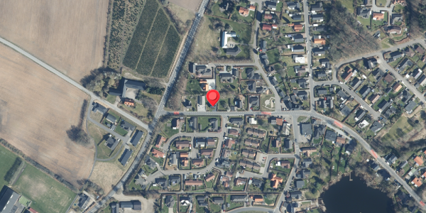 Oversvømmelsesrisiko fra vandløb på Rustrupvej 44, 8600 Silkeborg