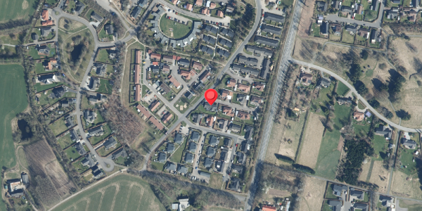 Oversvømmelsesrisiko fra vandløb på Thorsvej 2, 8653 Them