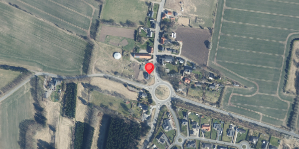 Oversvømmelsesrisiko fra vandløb på Vellingvej 13, 8654 Bryrup