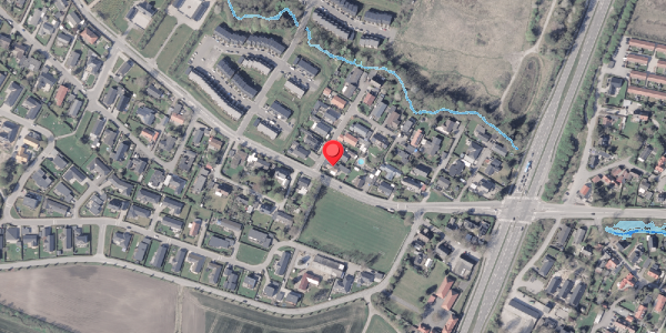 Oversvømmelsesrisiko fra vandløb på Abildvej 2, 8250 Egå