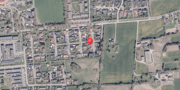 Oversvømmelsesrisiko fra vandløb på Agertoften 7, 8340 Malling