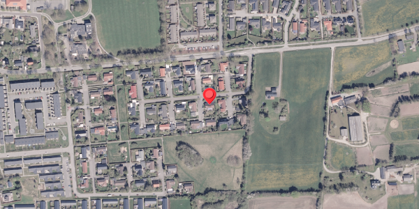 Oversvømmelsesrisiko fra vandløb på Agertoften 9, 8340 Malling
