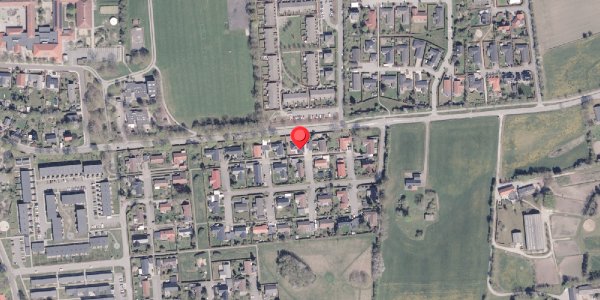 Oversvømmelsesrisiko fra vandløb på Agertoften 14, 8340 Malling