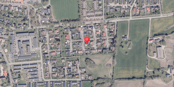 Oversvømmelsesrisiko fra vandløb på Agertoften 17, 8340 Malling