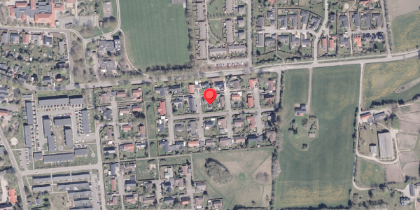 Oversvømmelsesrisiko fra vandløb på Agertoften 18, 8340 Malling