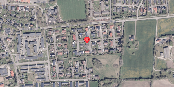 Oversvømmelsesrisiko fra vandløb på Agertoften 23, 8340 Malling