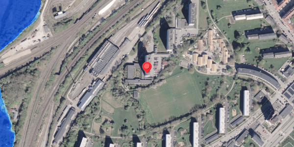 Oversvømmelsesrisiko fra vandløb på Augustenborggade 25G, 4. th, 8000 Aarhus C