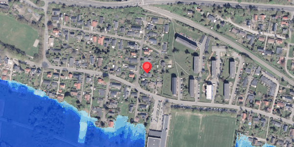 Oversvømmelsesrisiko fra vandløb på Avnbøgevej 4, . , 8220 Brabrand