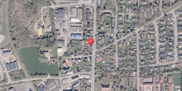 Oversvømmelsesrisiko fra vandløb på Bredgade 32, 8340 Malling