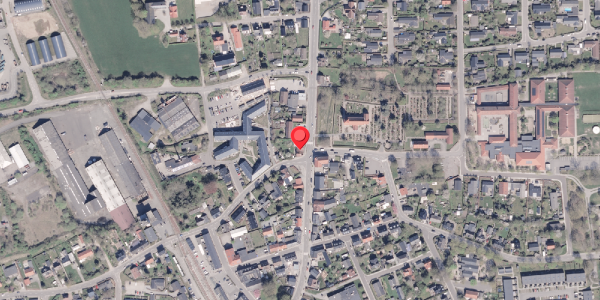 Oversvømmelsesrisiko fra vandløb på Bredgade 50, 8340 Malling