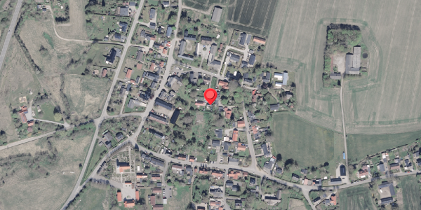 Oversvømmelsesrisiko fra vandløb på Bysvinget 8, . , 8471 Sabro