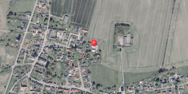 Oversvømmelsesrisiko fra vandløb på Bysvinget 9, 8471 Sabro