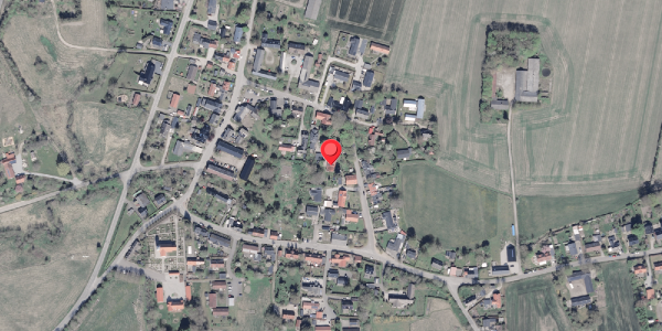 Oversvømmelsesrisiko fra vandløb på Bysvinget 14A, . , 8471 Sabro