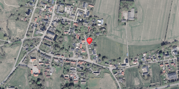 Oversvømmelsesrisiko fra vandløb på Bysvinget 23, . , 8471 Sabro