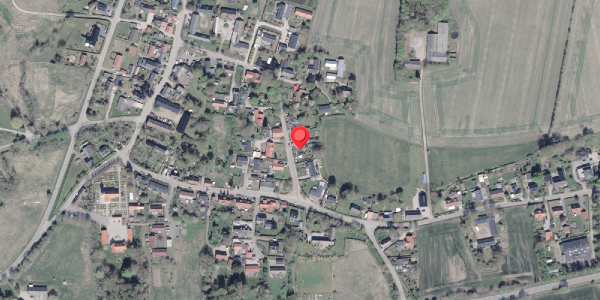 Oversvømmelsesrisiko fra vandløb på Bysvinget 25, . , 8471 Sabro