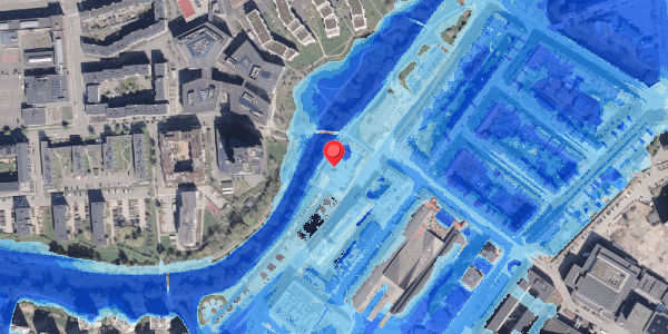 Oversvømmelsesrisiko fra vandløb på Carl Blochs Gade 30, 8000 Aarhus C