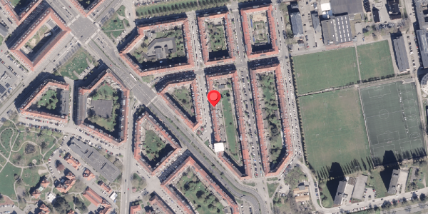 Oversvømmelsesrisiko fra vandløb på Chr. Wærums Gade 21, 1. th, 8000 Aarhus C