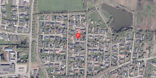 Oversvømmelsesrisiko fra vandløb på Eghovedvej 47, 8340 Malling