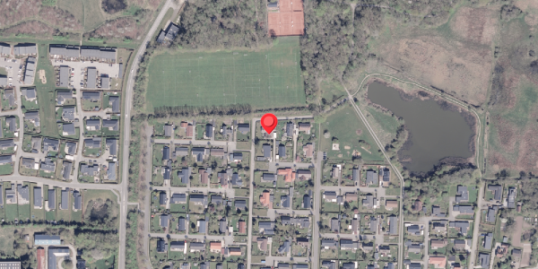 Oversvømmelsesrisiko fra vandløb på Eghovedvej 59, 8340 Malling