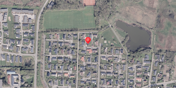Oversvømmelsesrisiko fra vandløb på Eghovedvej 61, 8340 Malling