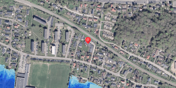 Oversvømmelsesrisiko fra vandløb på Engdalsvej 87F, . , 8220 Brabrand