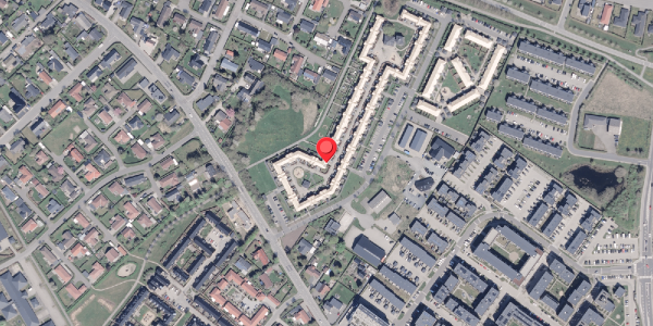 Oversvømmelsesrisiko fra vandløb på Ertebjerg 21, 8381 Tilst