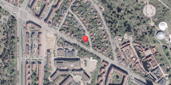 Oversvømmelsesrisiko fra vandløb på F.G.E. Rostrups Vej 1, 1. , 8000 Aarhus C