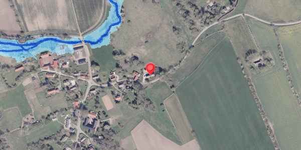 Oversvømmelsesrisiko fra vandløb på Fulden Byvej 39, 8330 Beder